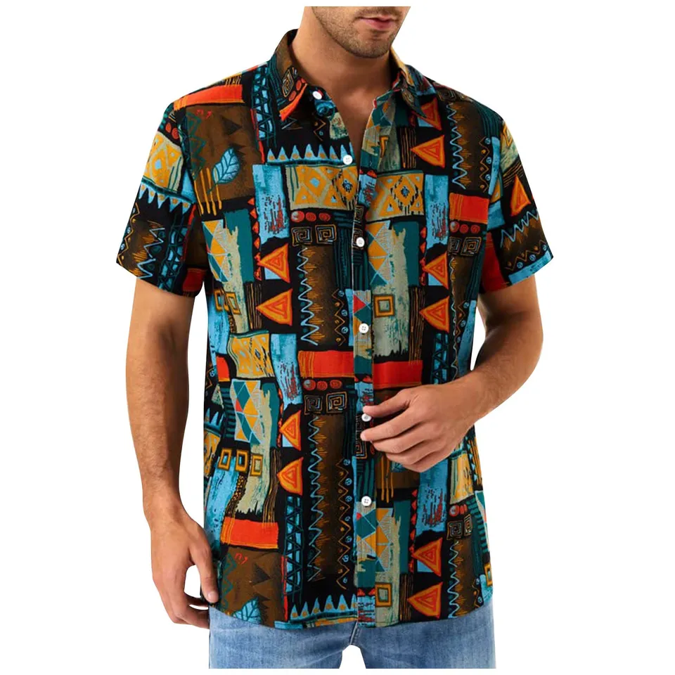 Singular AG Hawaiihemd Kurzarm Blumenhemd Strandhemd Sommer