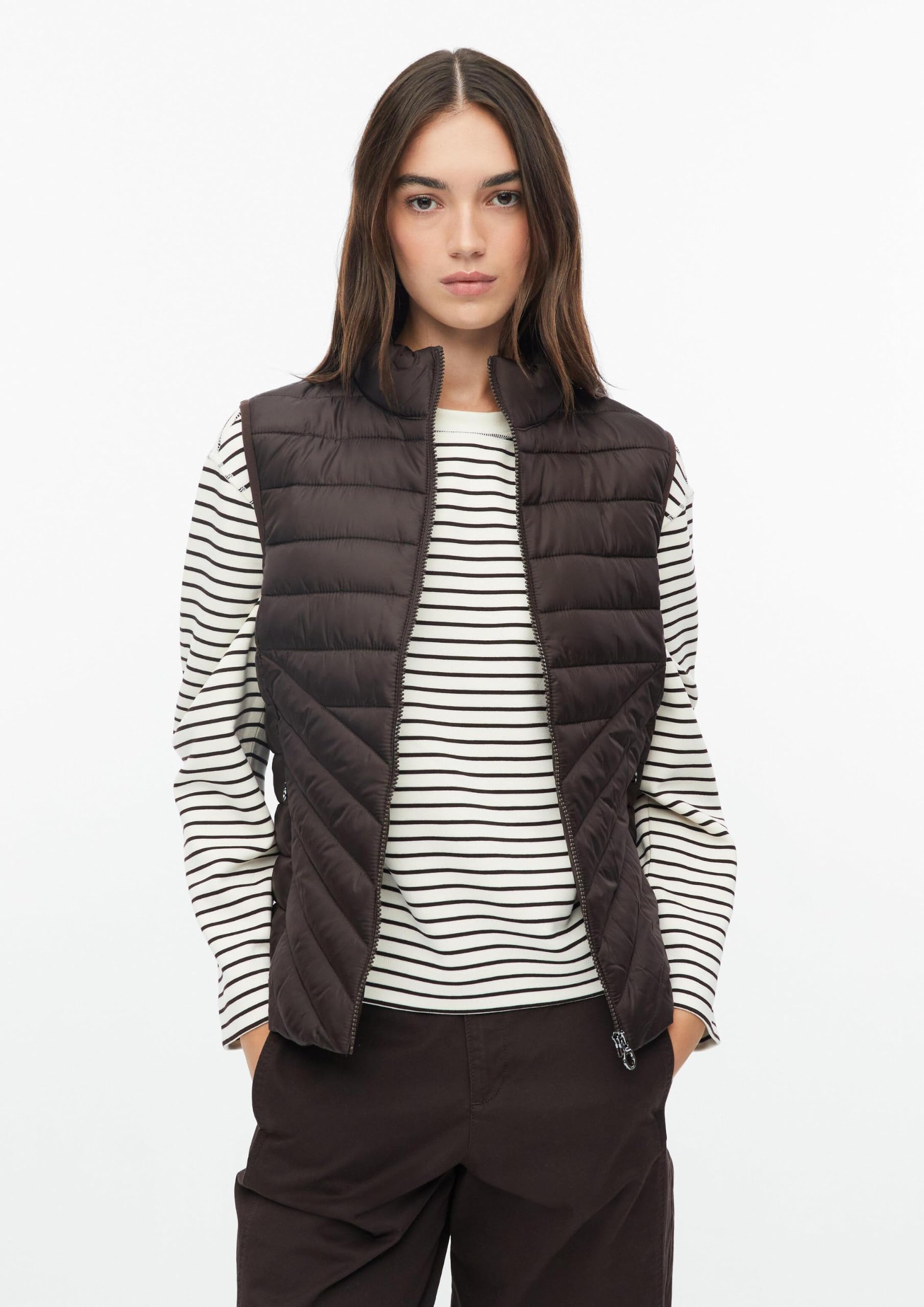 s.Oliver RED LABEL Steppweste Packfunktion leicht beige