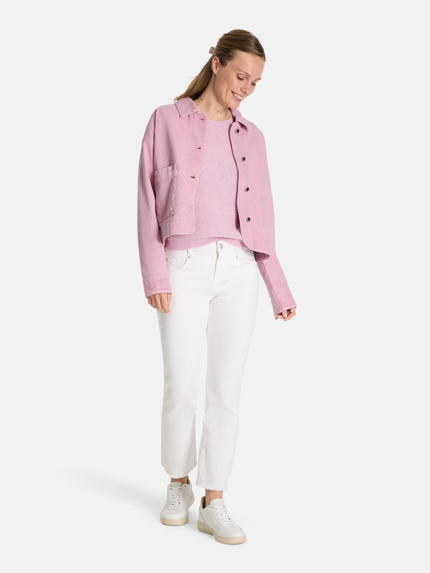 Lieblingsstück ChelseyL Jeansjacke Baumwollmix rosa