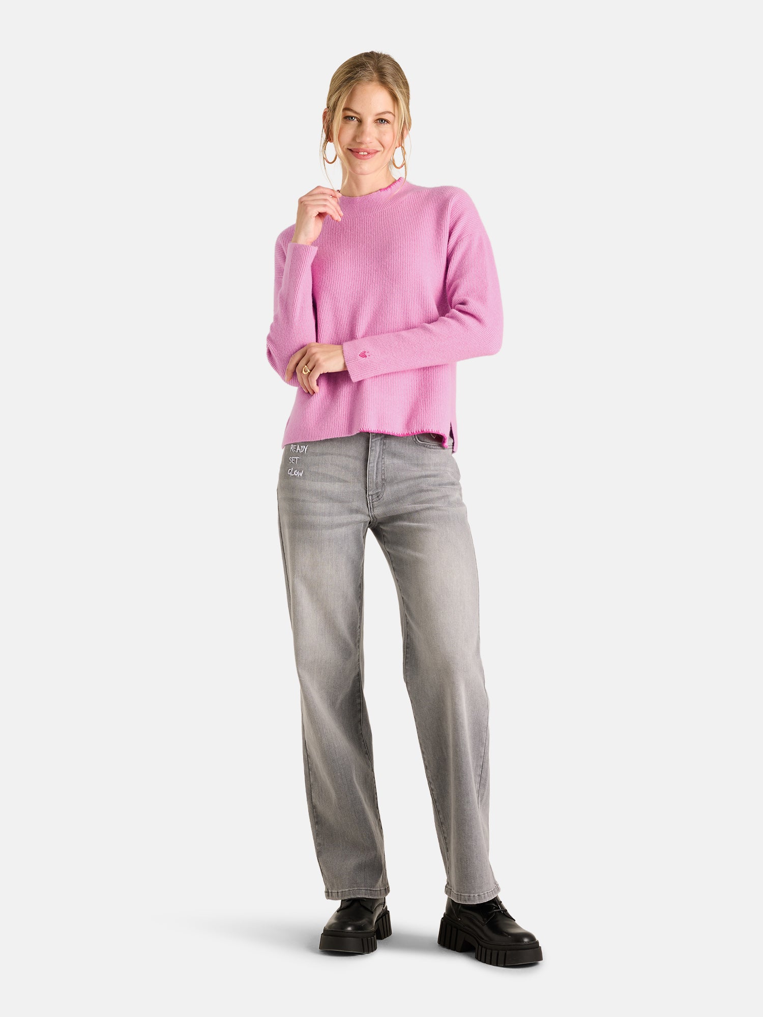 Lieblingsstück MinouL Pullover Elasthan Blooming Pink weich