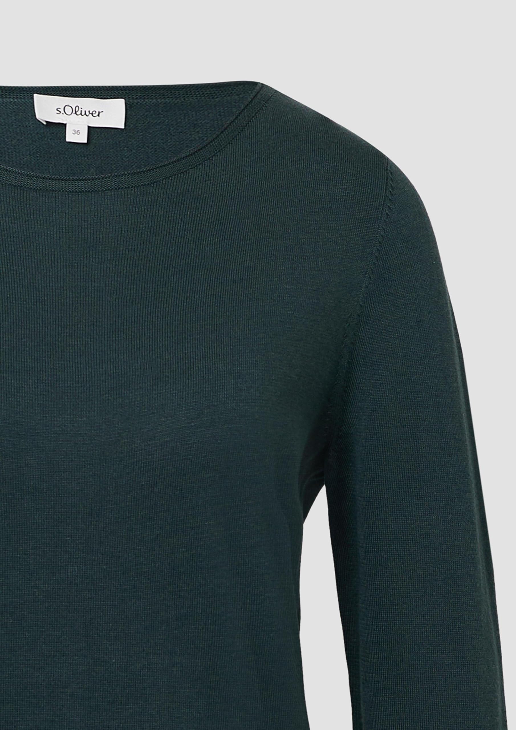 s.Oliver Junior Feinstrickpullover Rollkanten weich