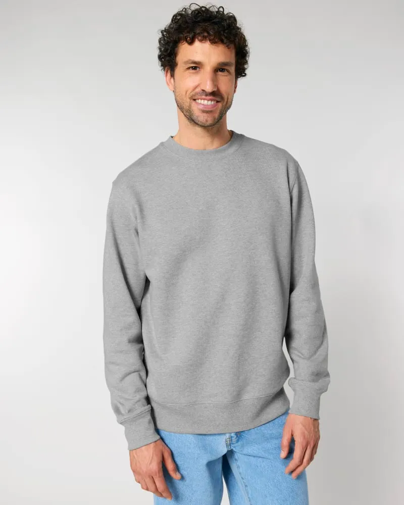 dna merch Rundhalspullover Unisex Schwarz Bio-Baumwolle