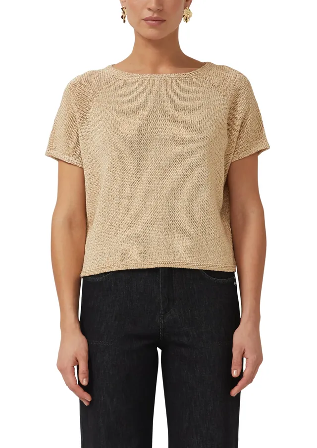 s.Oliver RED LABEL Strickpullover Relaxed Fit U-Boot
