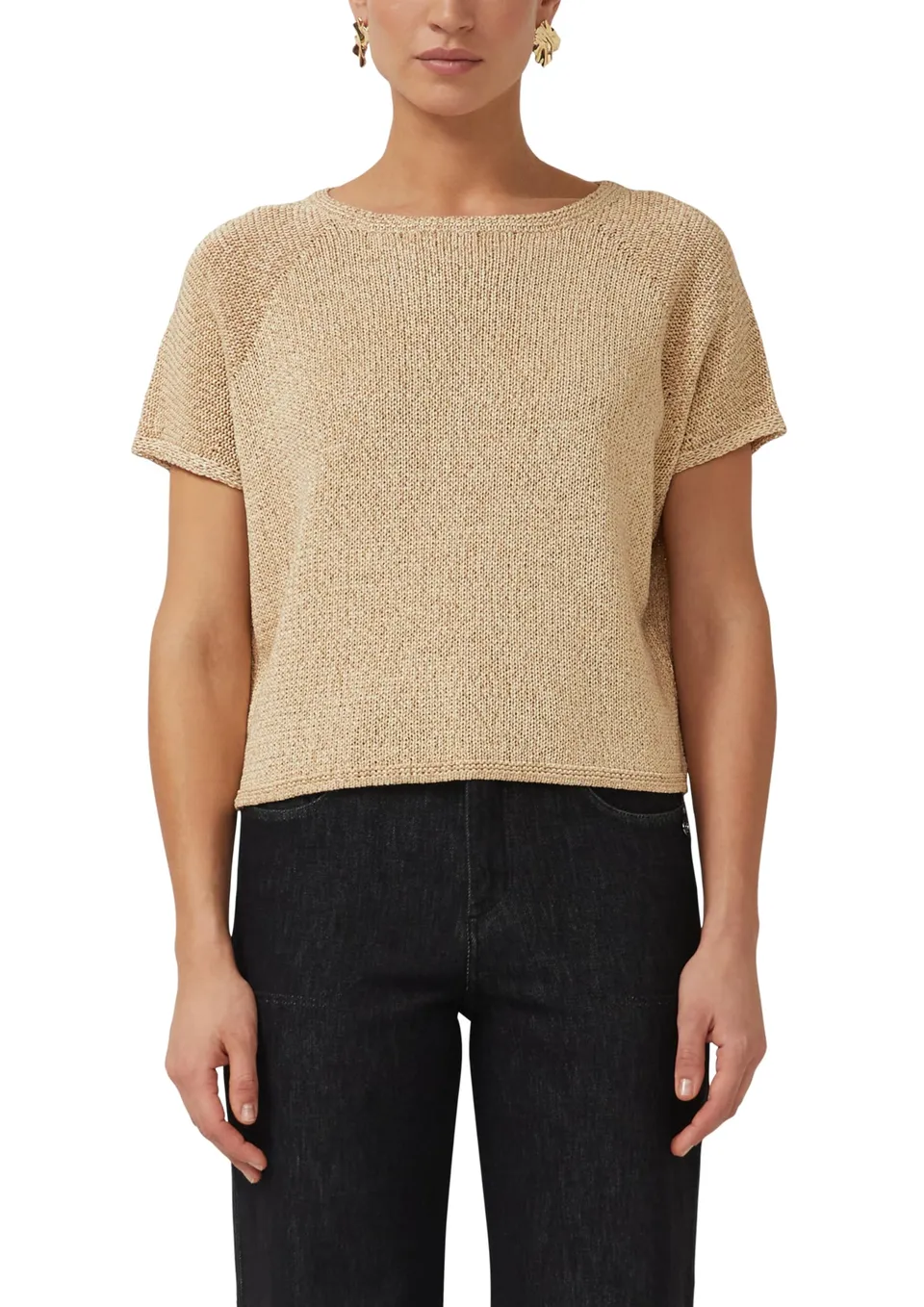 s.Oliver RED LABEL Strickpullover Relaxed Fit U-Boot