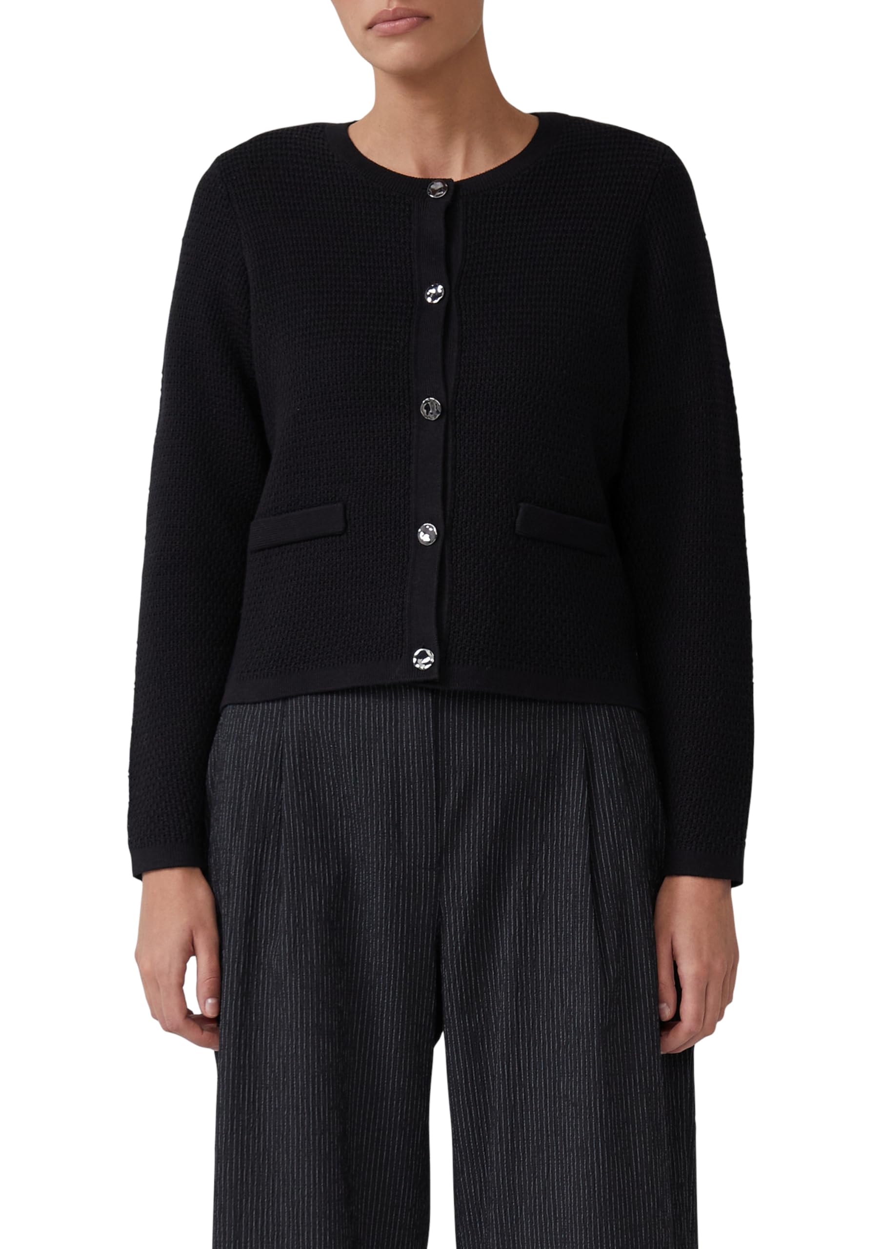 s.Oliver Junior 2165950 Cardigan weiß Gr.42 Knopfleiste