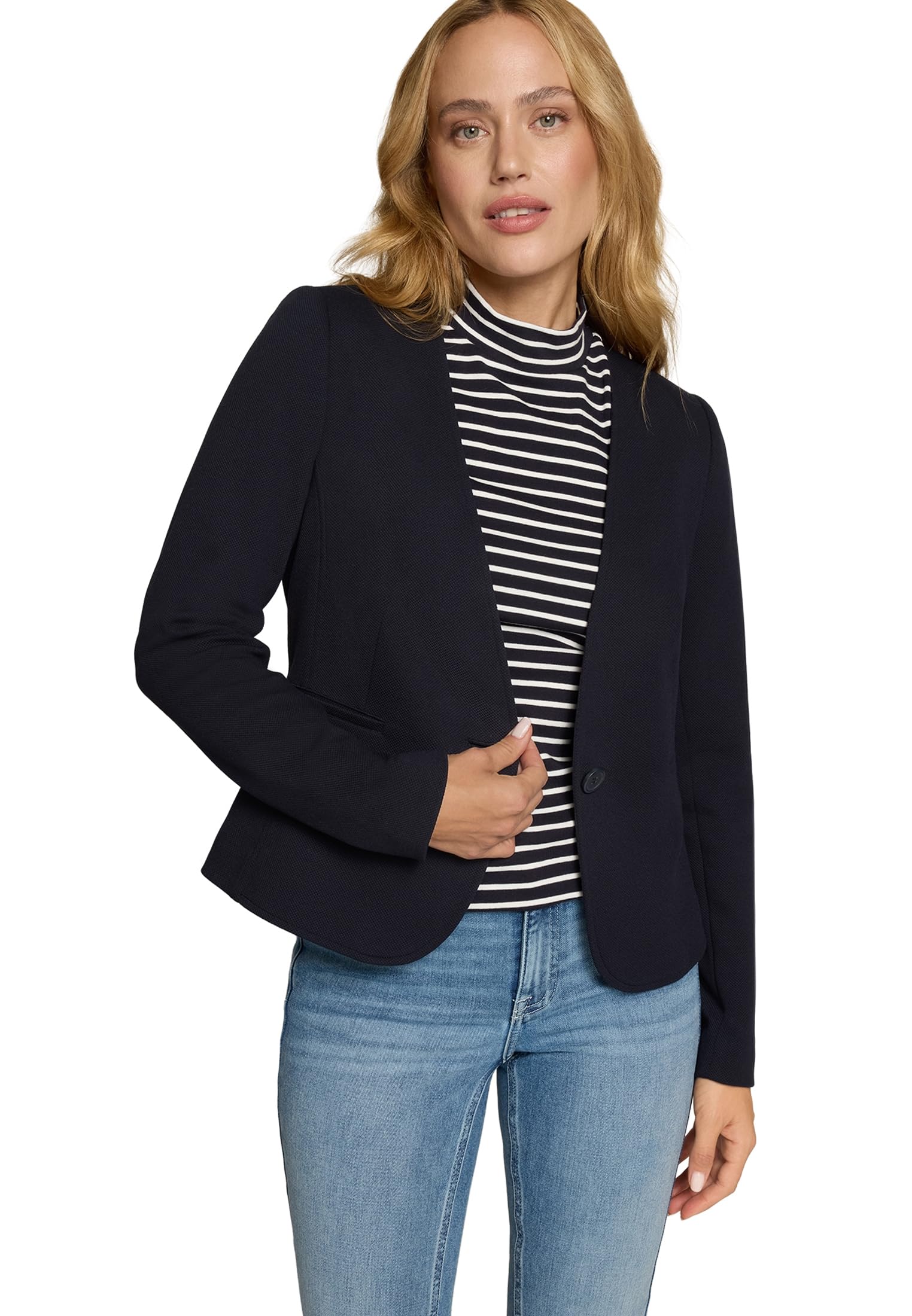 zero Paspeltaschen Blazer 40 Hydrangea Büro