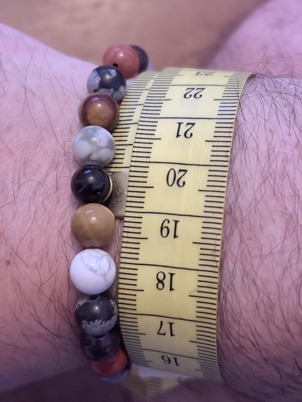 s.Oliver RED LABEL Beads Armband grau/blau Herren