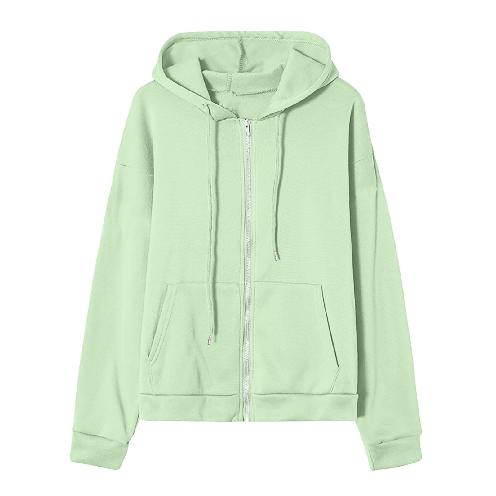 Singular AG Sweatjacke Hoodie hellgrün Full-Zip
