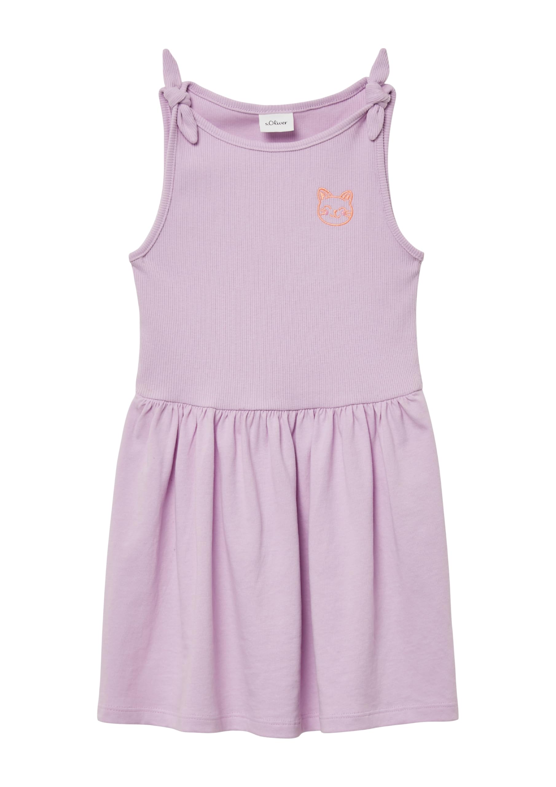 s.Oliver RED LABEL Kleid Knoten Stickerei Gr.110 orange