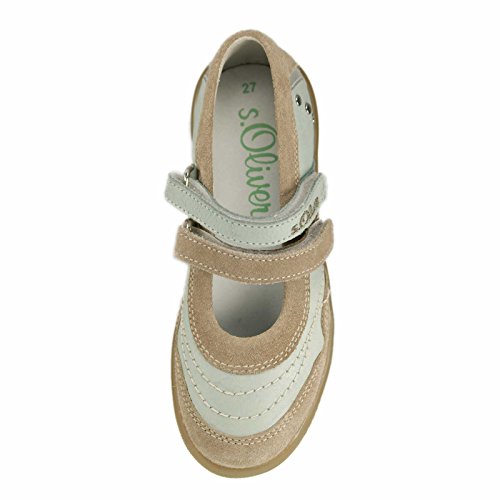 s.Oliver 5-34201-24 Mädchen Schnürer Beige EU 28 flach