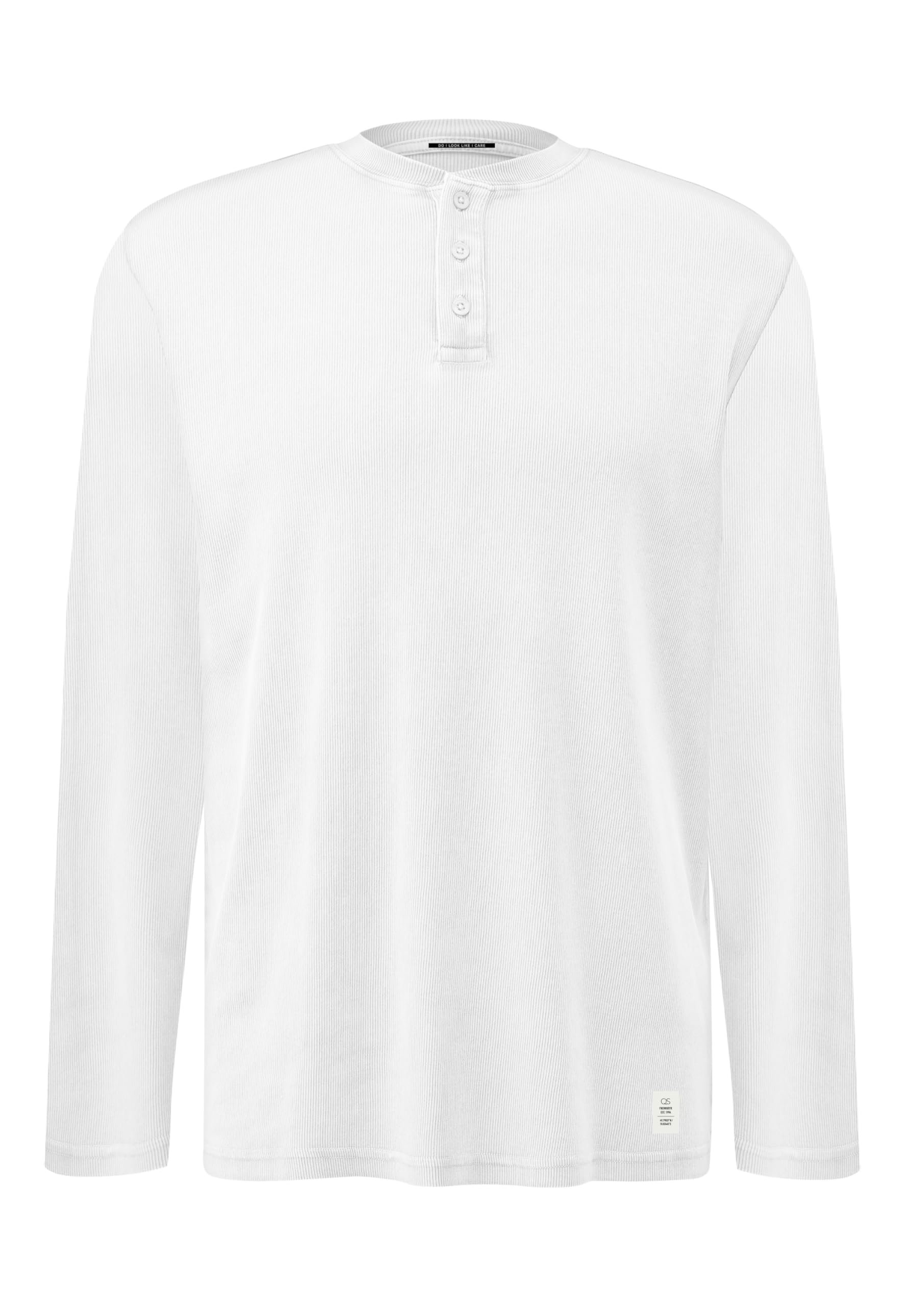 s.Oliver QS Henley-Longsleeve Rippstruktur L