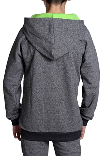 BEZLIT Sweatjacke grau mit Reißverschluss aus Baumwolle