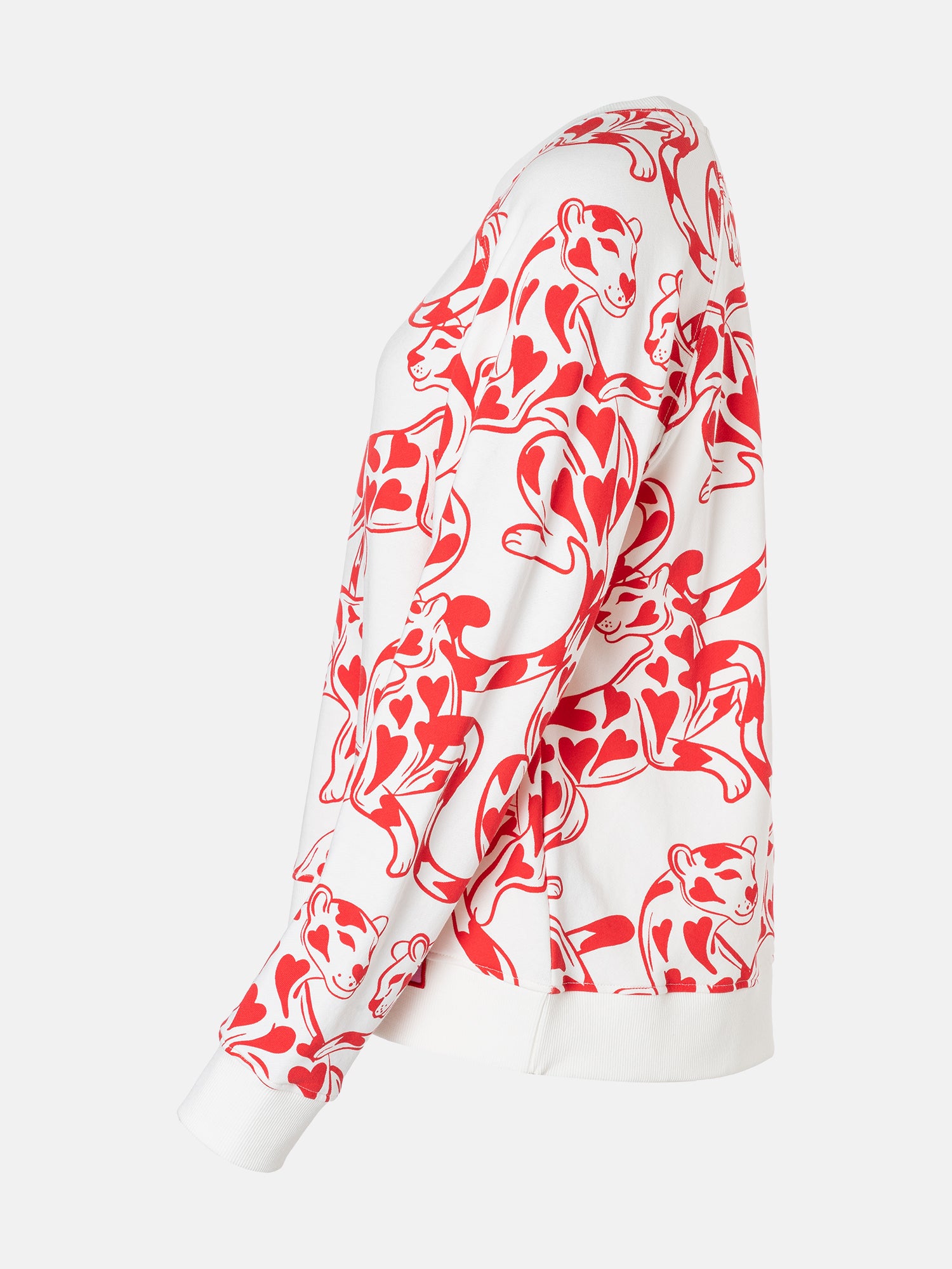 Lieblingsstück LanaL Sweatshirt offwhite Herz-Print Baumwolle