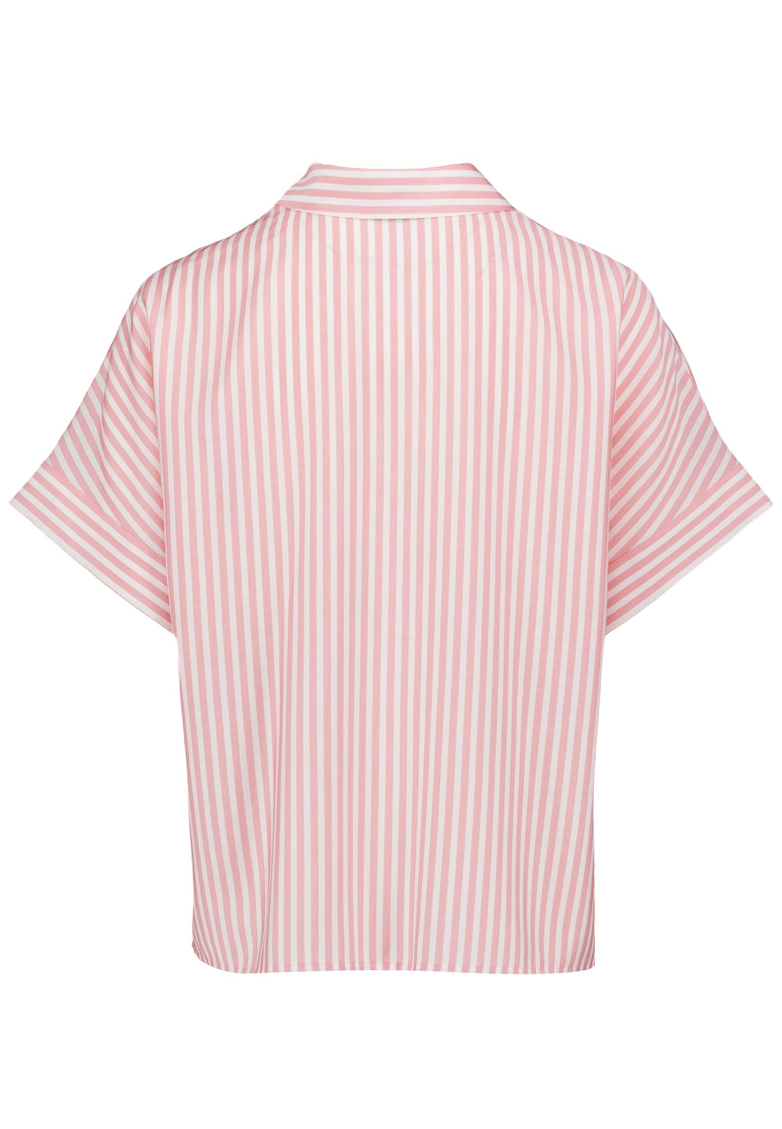zero Hemdbluse mit Streifen Bluse 40 Rosé Cream