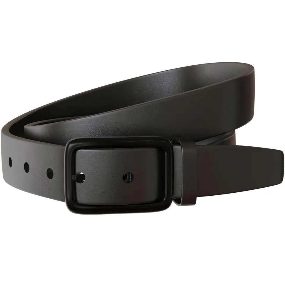 BEZLIT Herren Ledergürtel 4 cm Schwarz Rindsleder