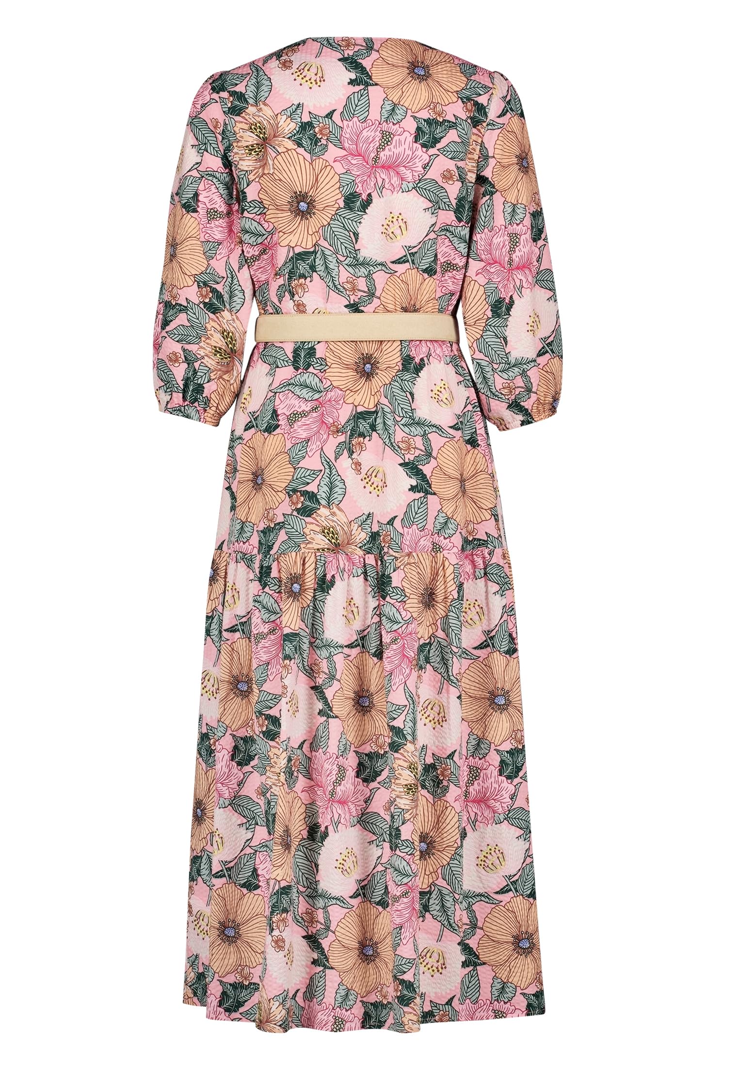 zero Maxikleid floral ärmellos Gr.38 A-Linie Baumwolle