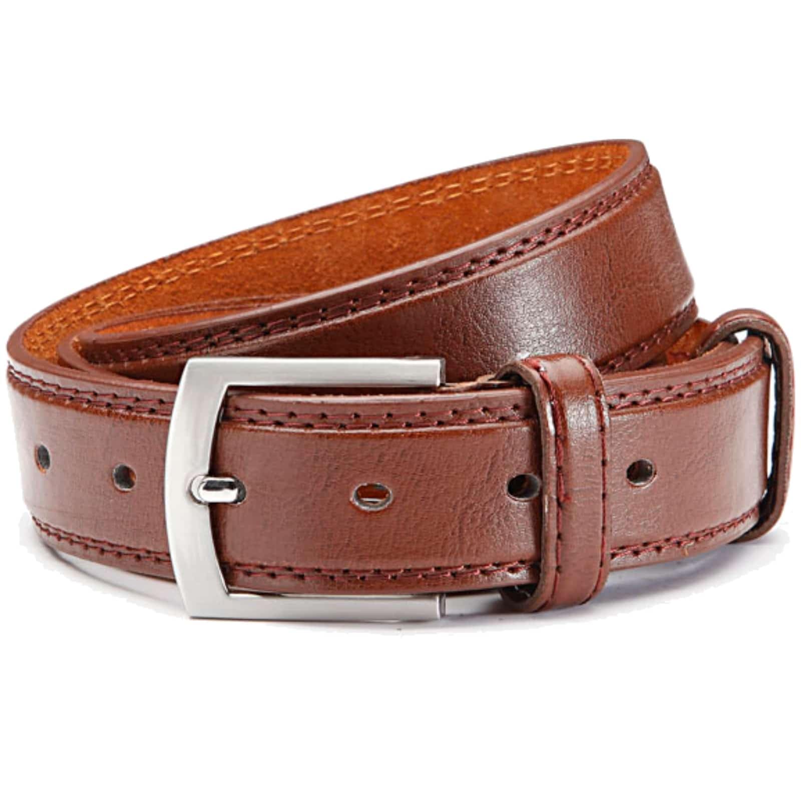 BEZLIT Eleganter Leder-Gürtel 3,2 cm Größe 115 kürzbar