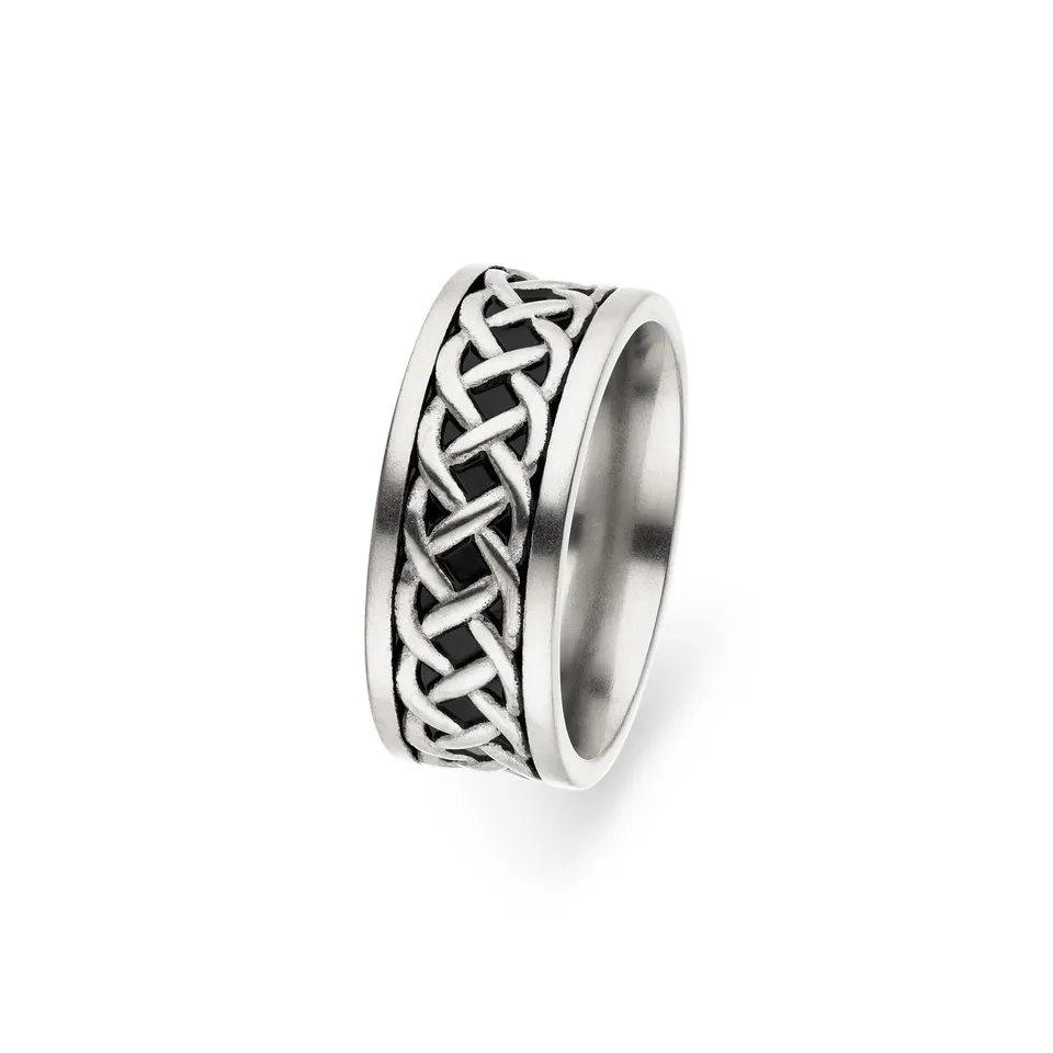 s.Oliver RED LABEL Ring Herren silber Gr.62 gebürstet