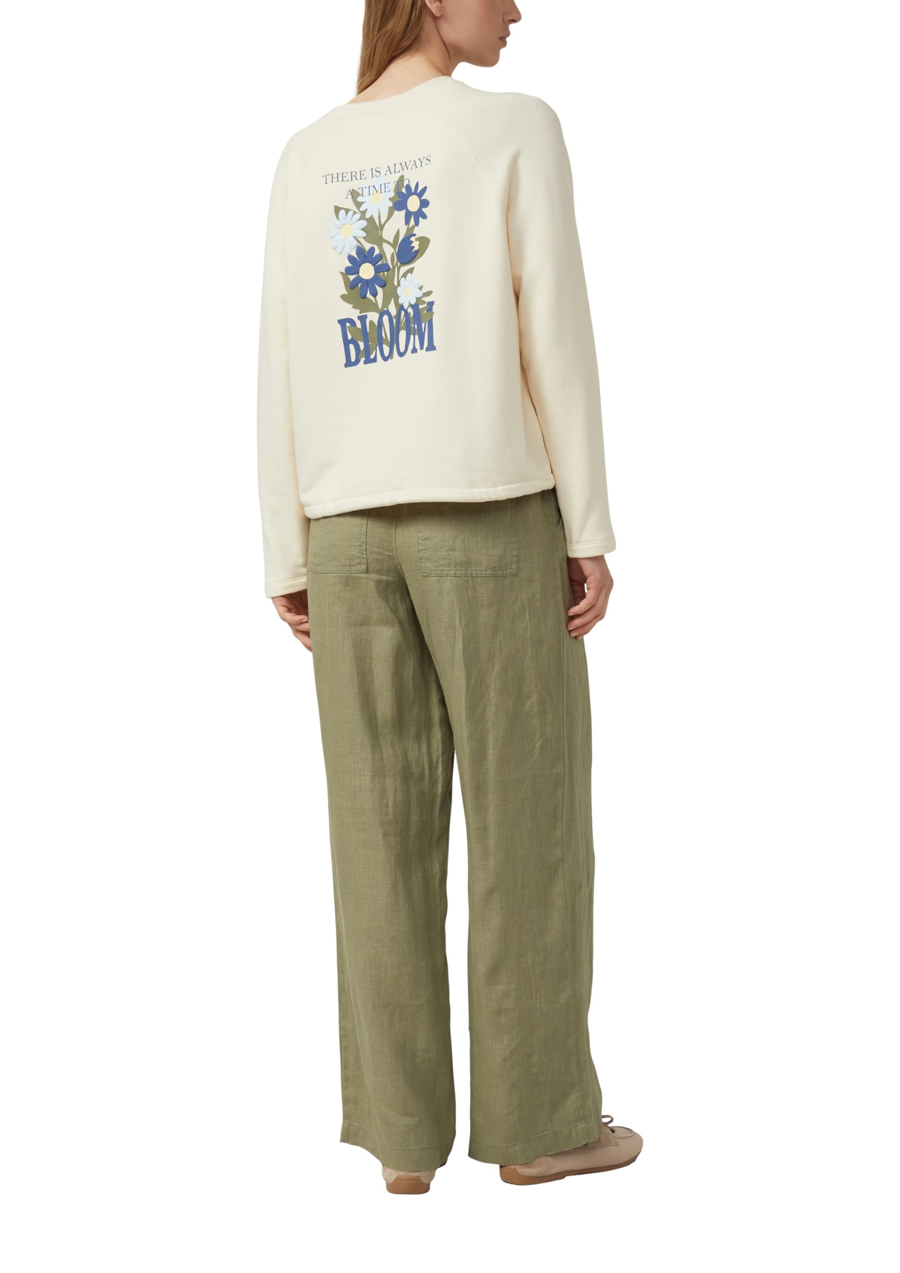 s.Oliver Red Label 2176235 Sweatshirt Braun Rückenprint