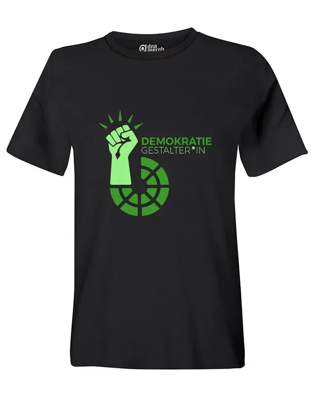 dna merch Demokratiegestalterin T-Shirt Unisex schwarz Statement