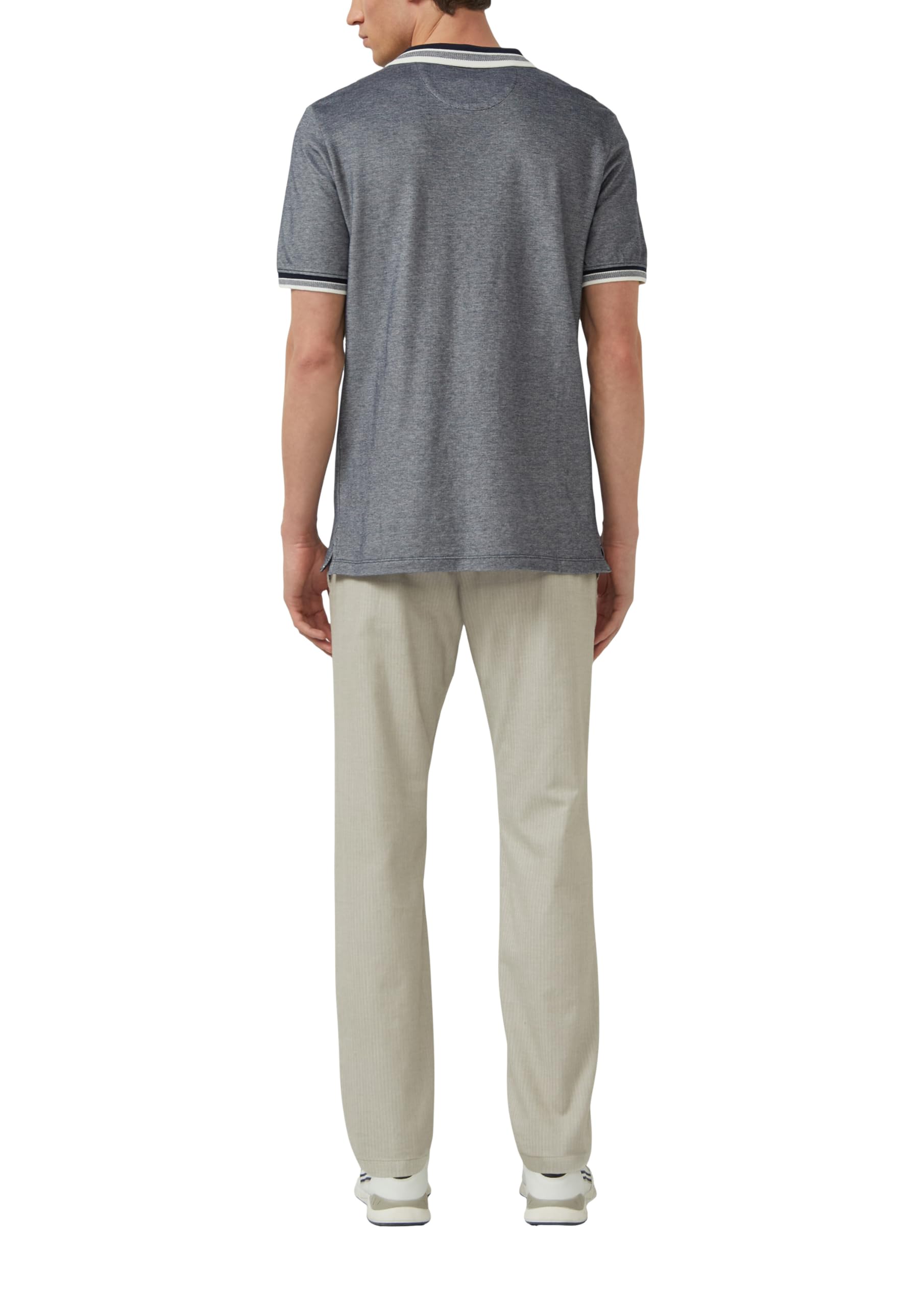 s.Oliver Bi-Color Piqué Poloshirt L mit Brusttasche