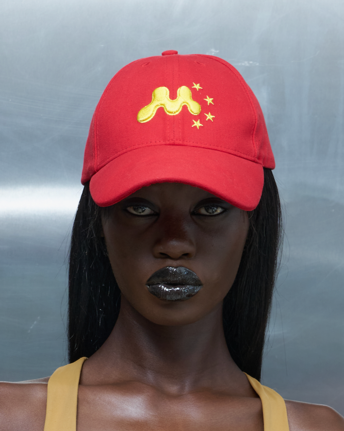 Mowalola Crash Chi Cap Kappe bestickt OS