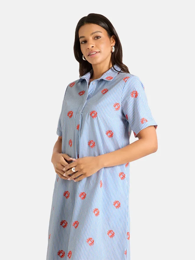 Lieblingsstück NaraL Kleid blue bell Baumwolle Sommer