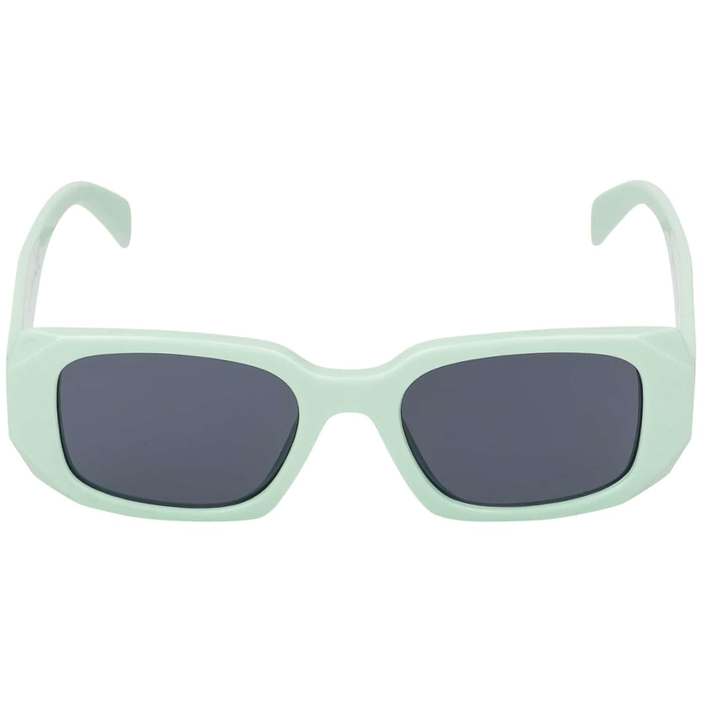 BEZLIT Retro Sonnenbrille Mintgrün Oversize rechteckig