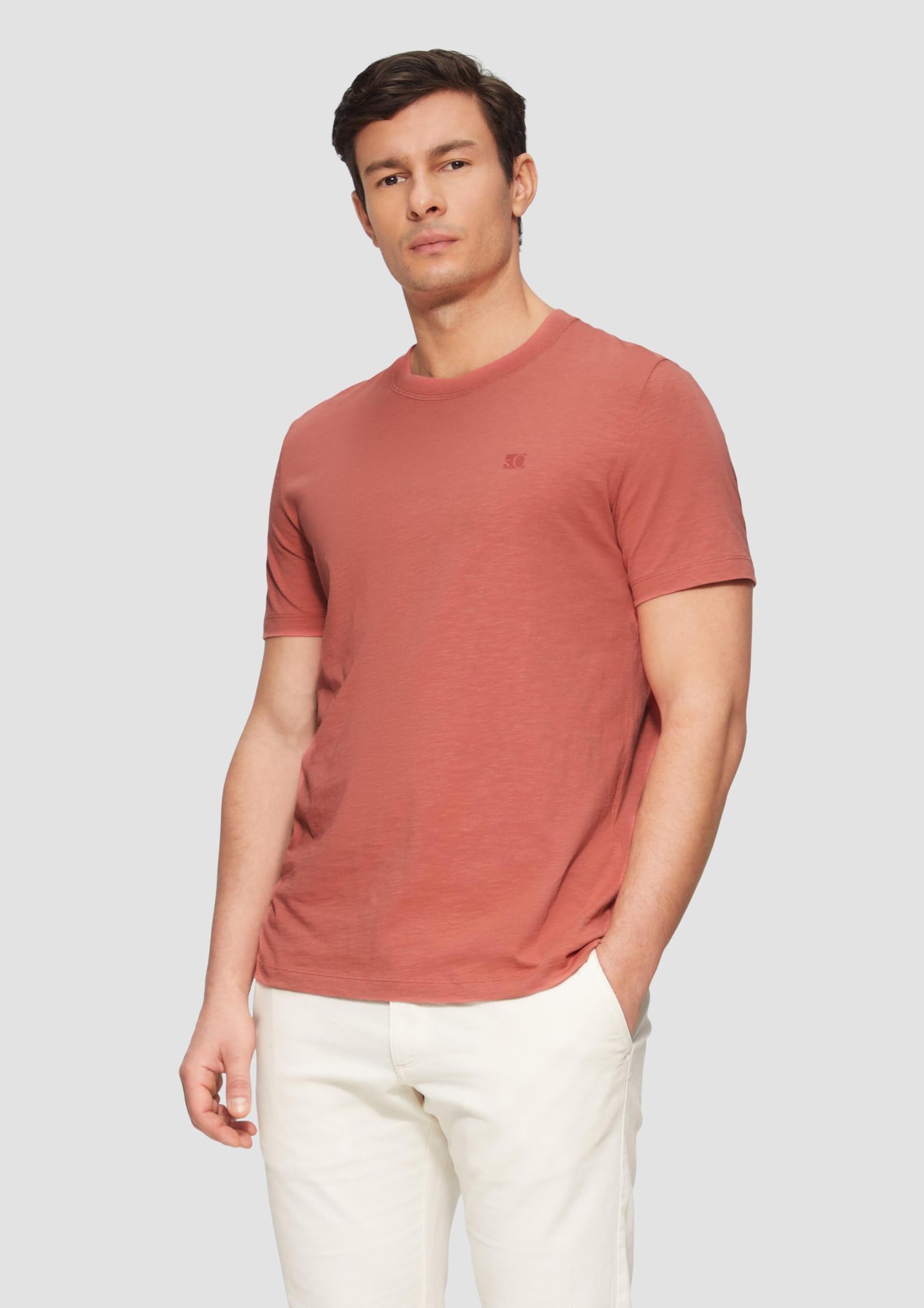 s.Oliver RED LABEL T-Shirt Flammgarn himbeere