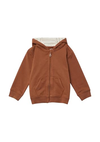 s.Oliver Junior Sweatjacke 74 braun mit Kapuze