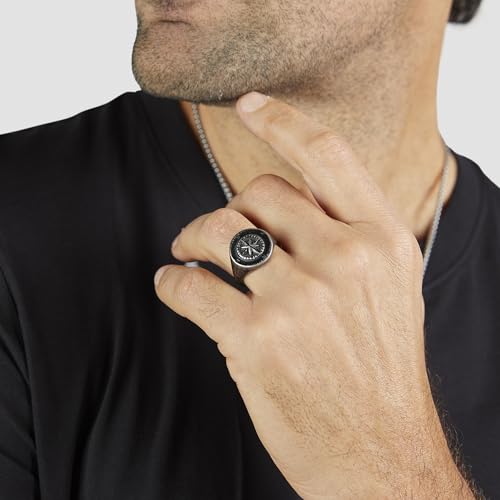 s.Oliver Herren Schmuck Set Kompass Kette Armband Ring