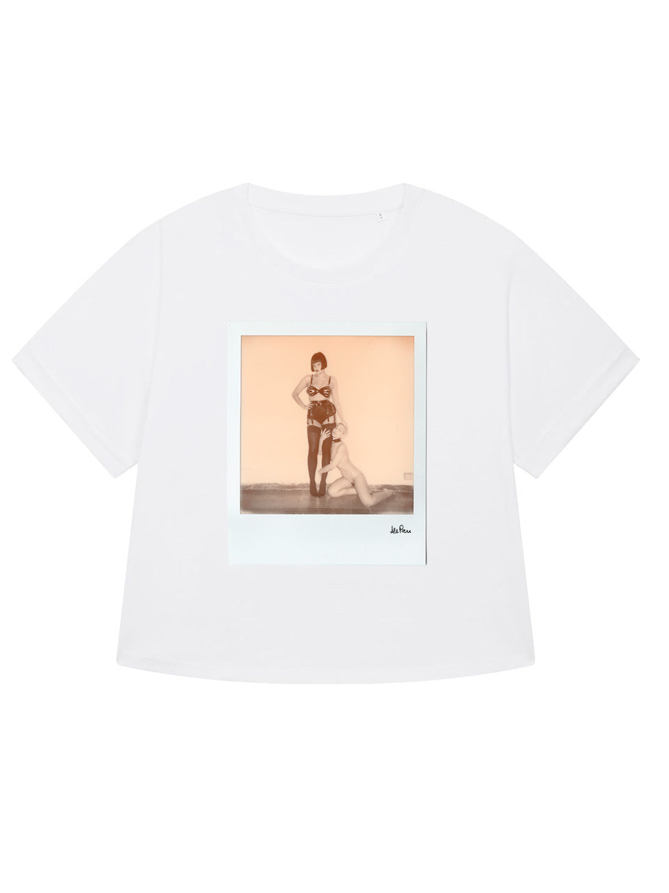 Ale Pace AP01 Self-portrait Miss Kuragi T-Shirt Damen Weiß Oversized