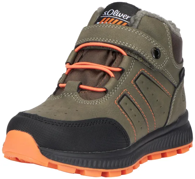 s.Oliver Sneaker Jungs hoch Klett schwarz 32 EU
