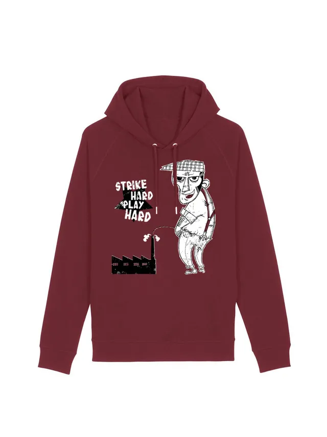 dna merch Strike Hard Play Hard Hoodie Bio