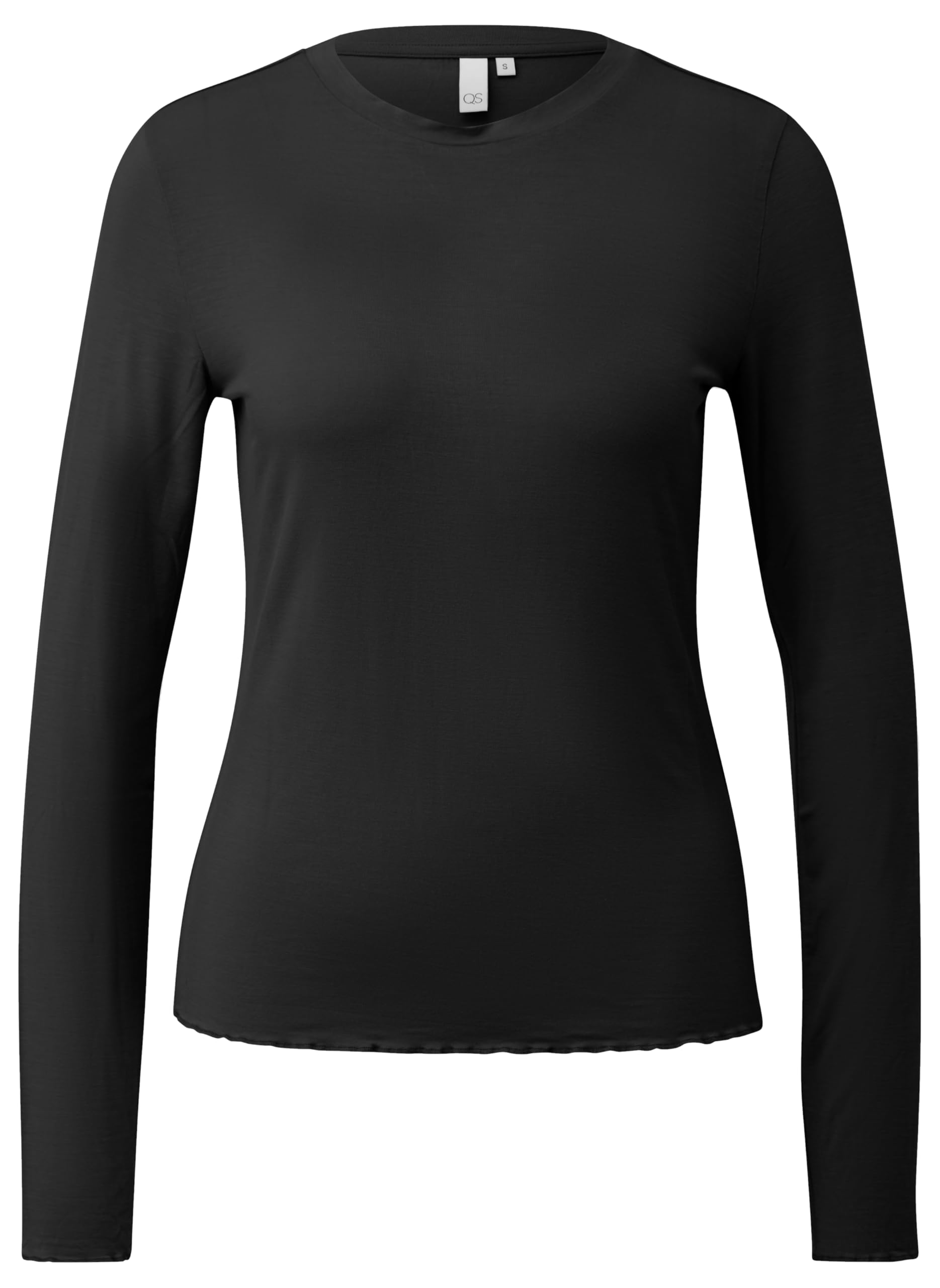 s.Oliver QS Longsleeve Viskosestretch schmal M ecru
