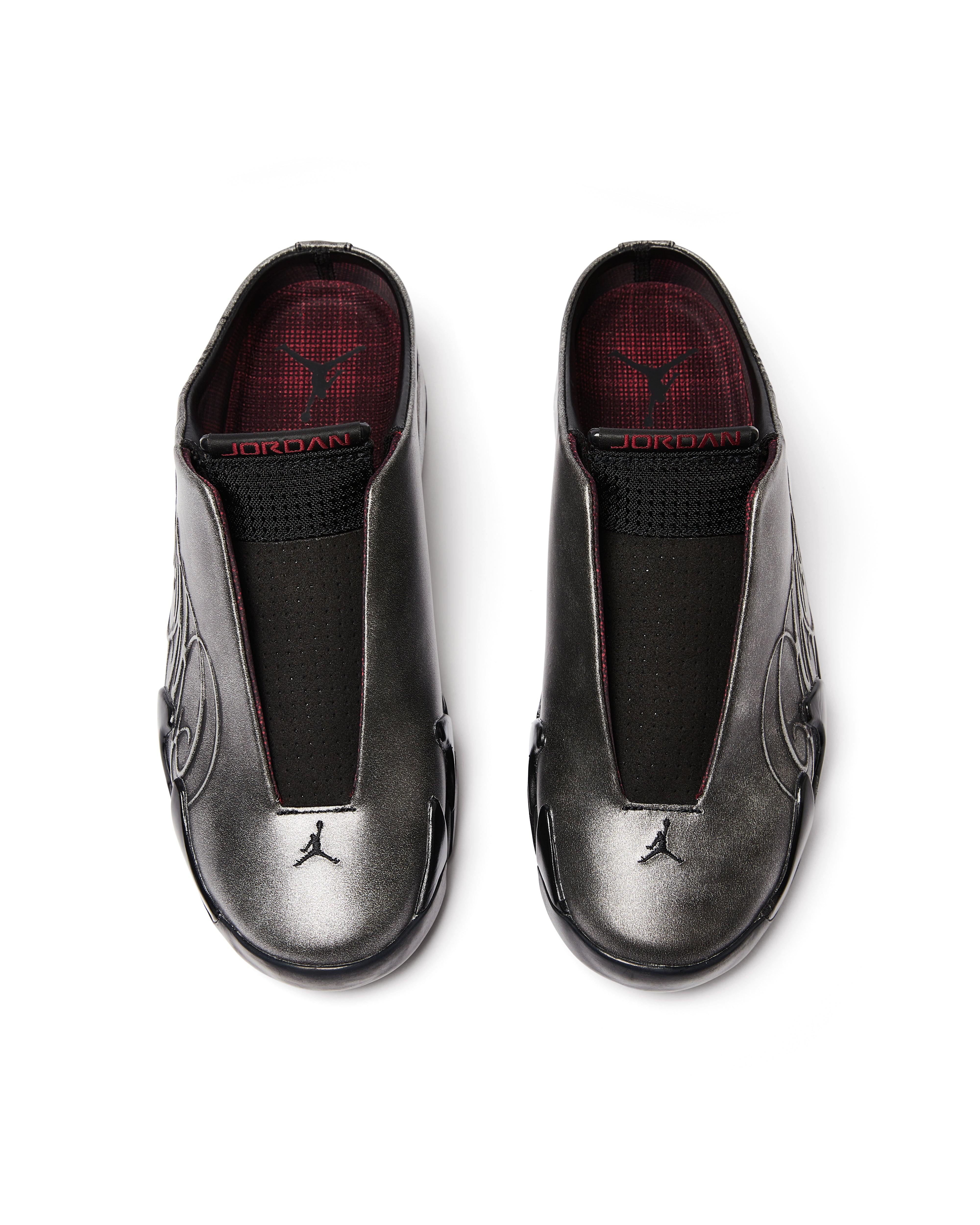 Mowalola Air Jordan 14 Retro Mule Schwarz