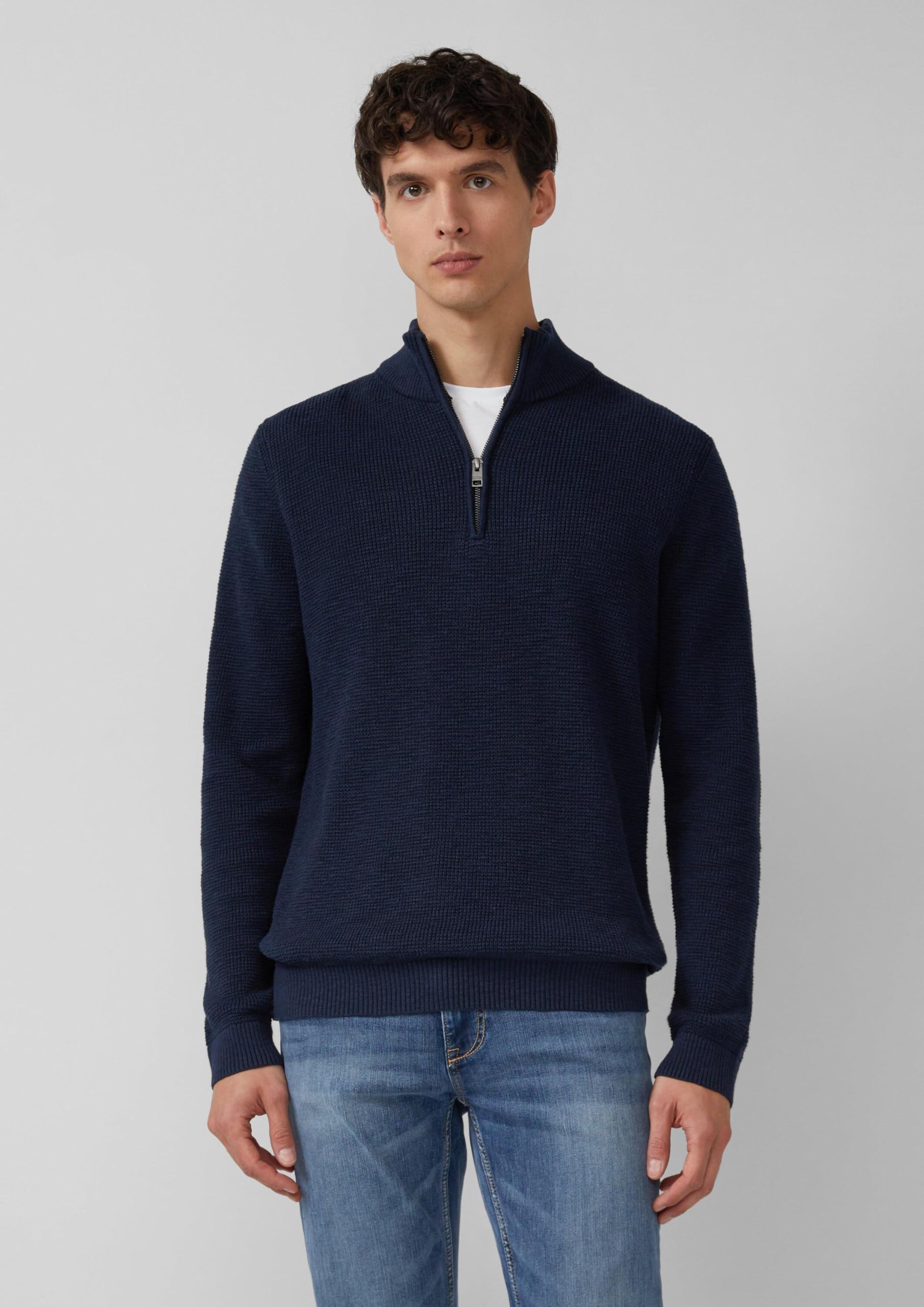 s.Oliver RED LABEL 2168815 Pullover langarm blau L