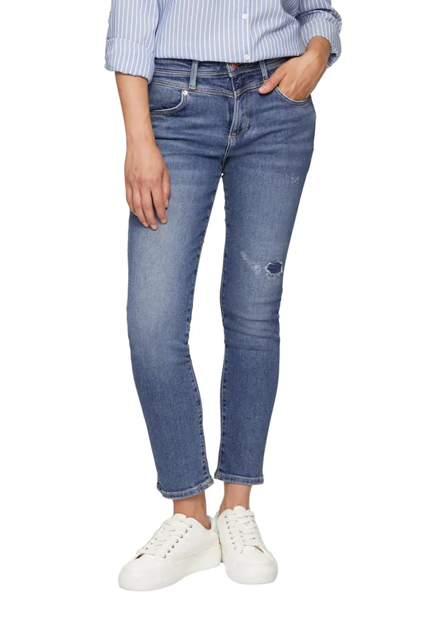 s.Oliver Betsy Ankle-Jeans Blau Slim Fit