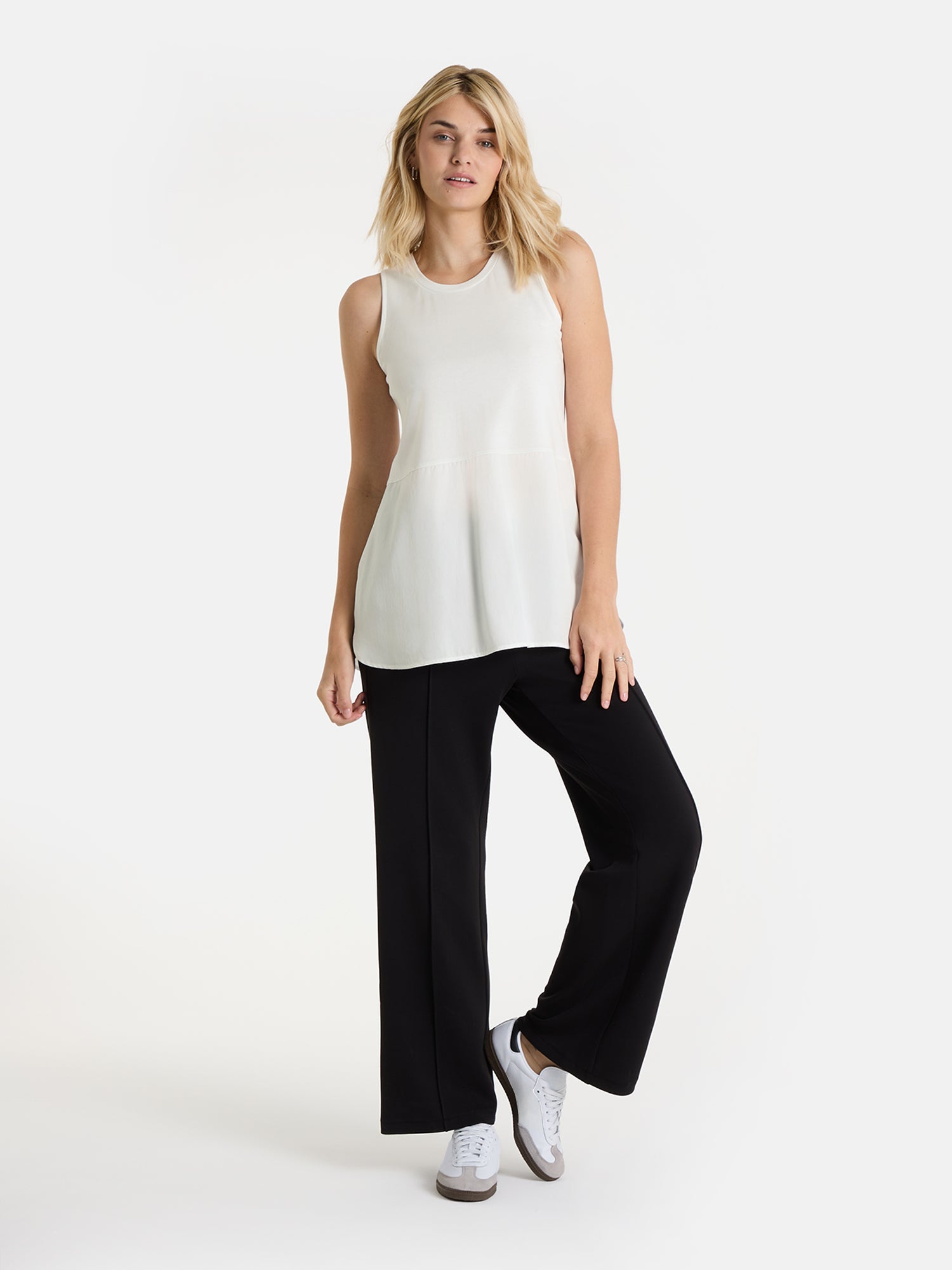 Lieblingsstück RatchiL Top Baumwollmix offwhite ärmellos