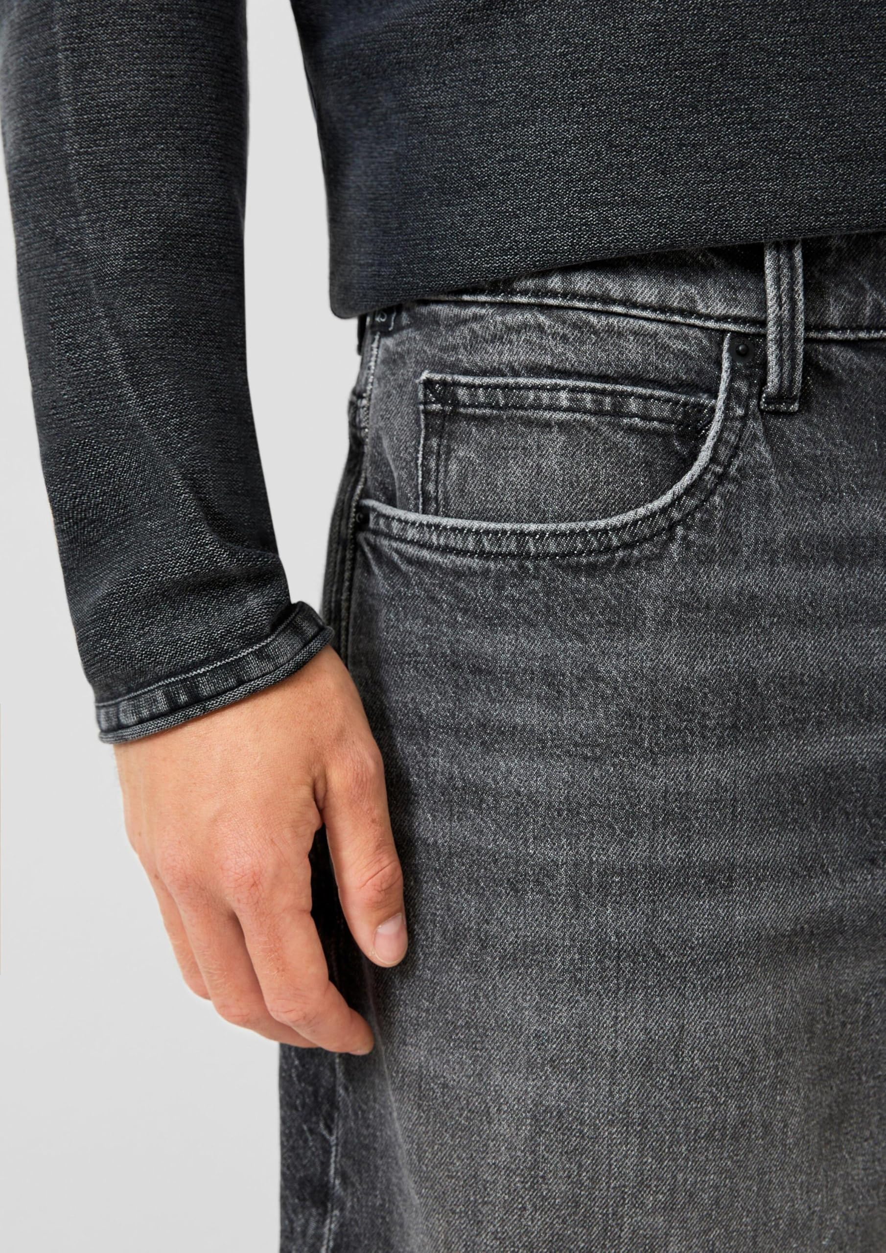 s.Oliver QS John Denim-Shorts Regular Fit blau