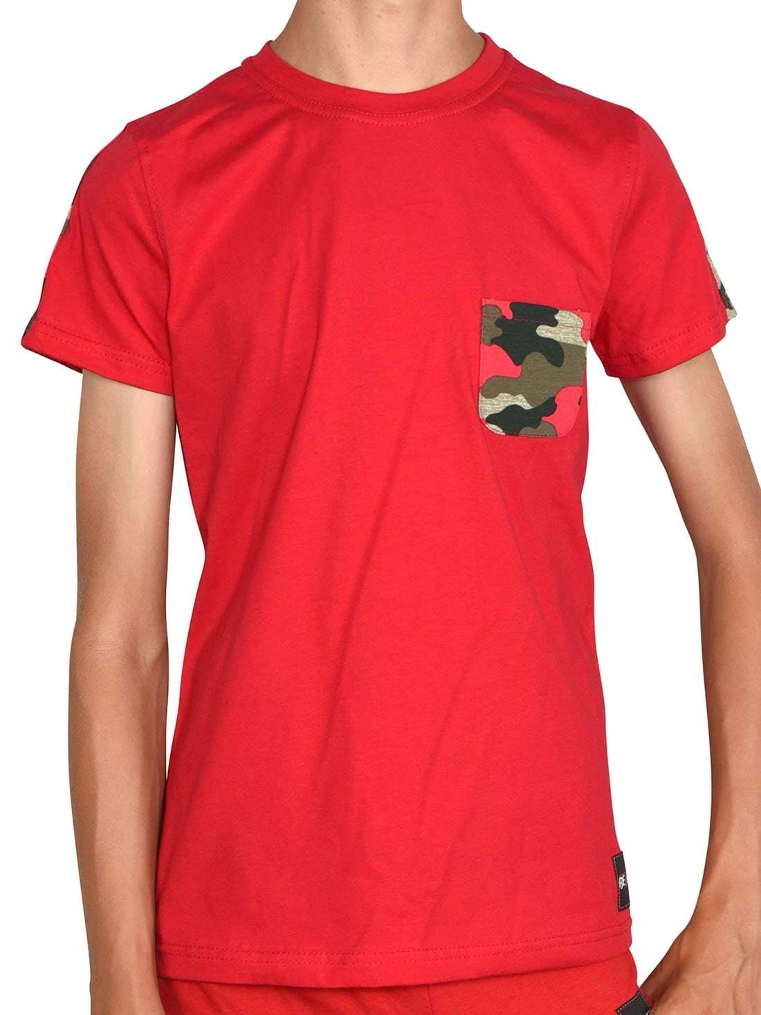 BEZLIT Jungen T-Shirt Brusttasche Camouflage Baumwolle
