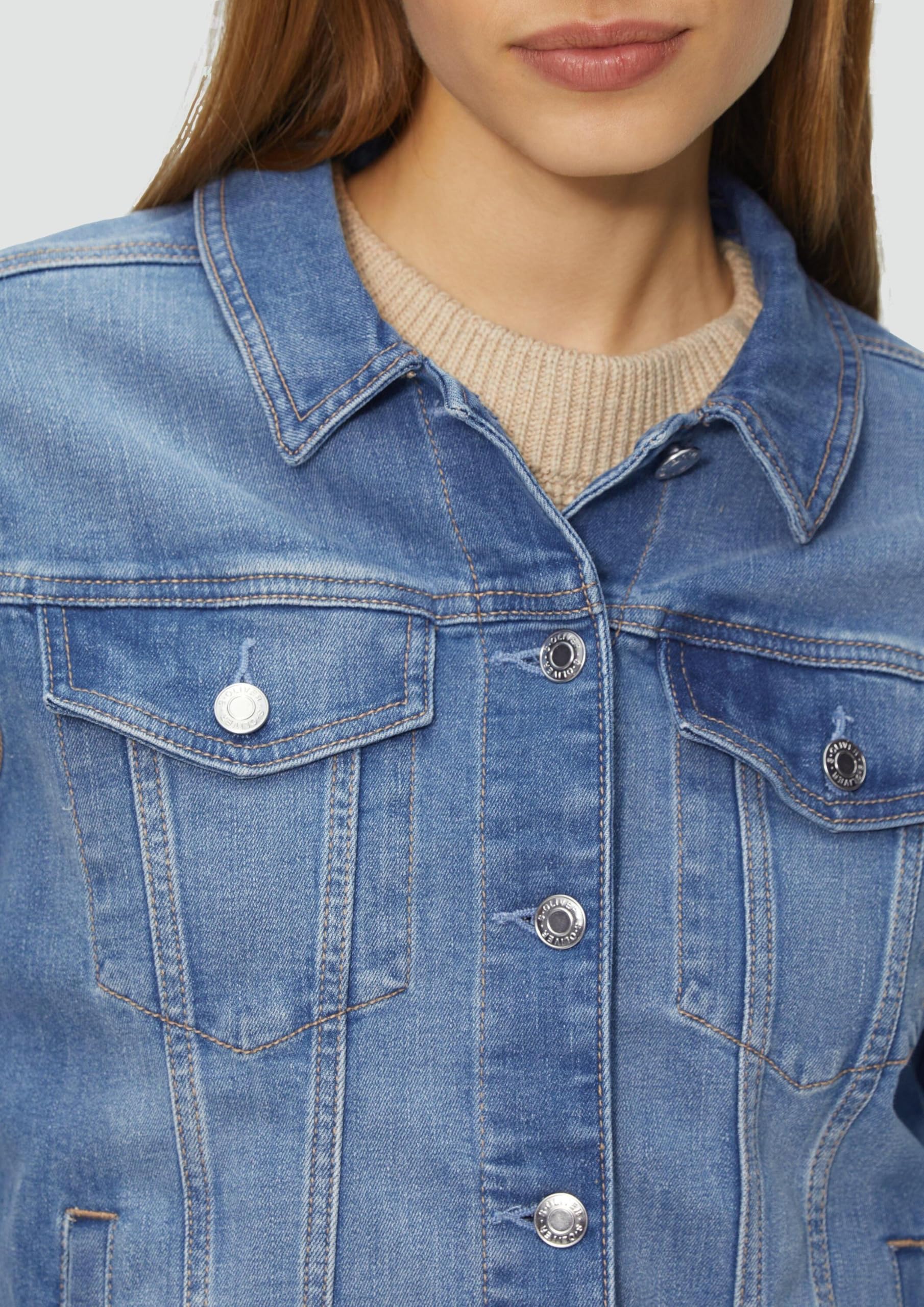 s.Oliver Junior Jeansjacke Gr.38 Eingrifftaschen