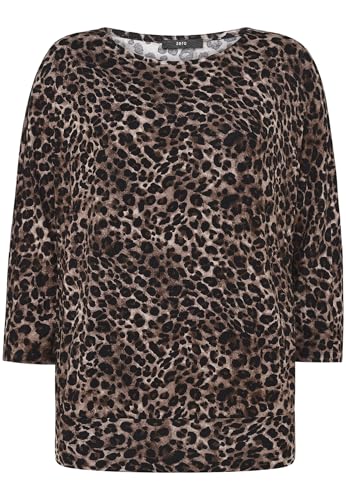 zero Leo-Shirt 3/4 Arm Gr. 38 Animalprint elastisch