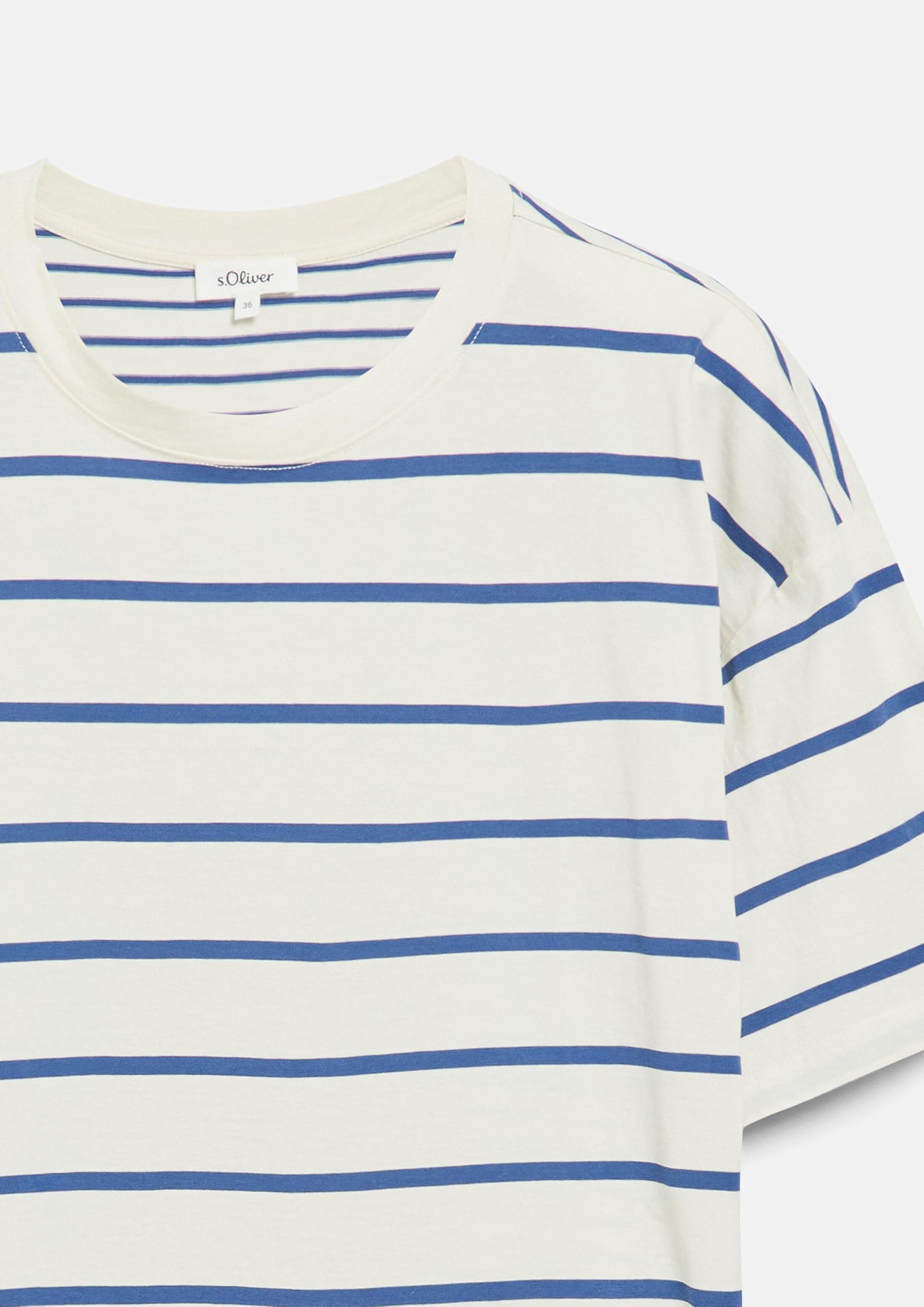 s.Oliver RED LABEL Streifenmix T-Shirt Relaxed Gr. 44