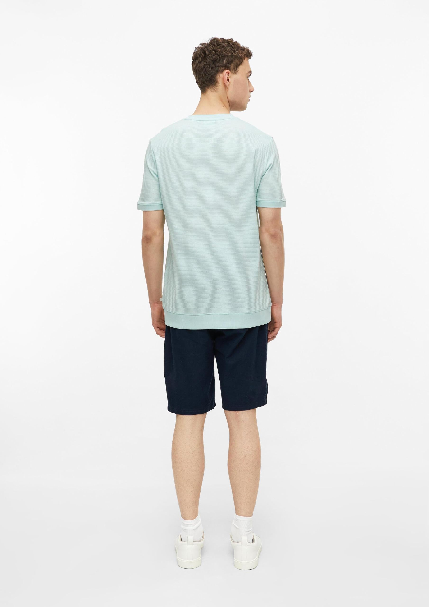 s.Oliver Junior T-Shirt Herren Helles Türkis Jacquard