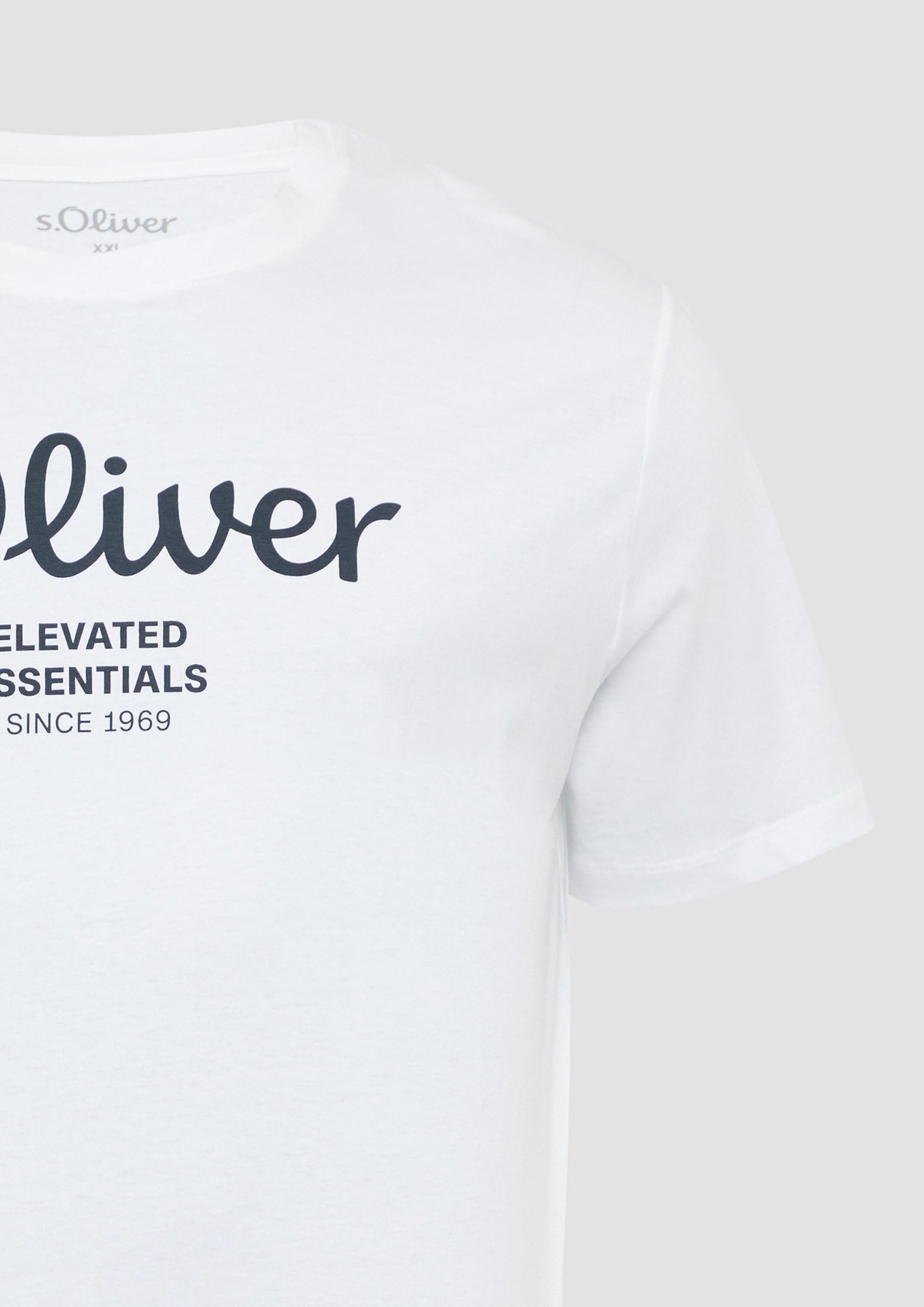 s.Oliver Logo-Print T-Shirt aus Baumwolle für Jungen