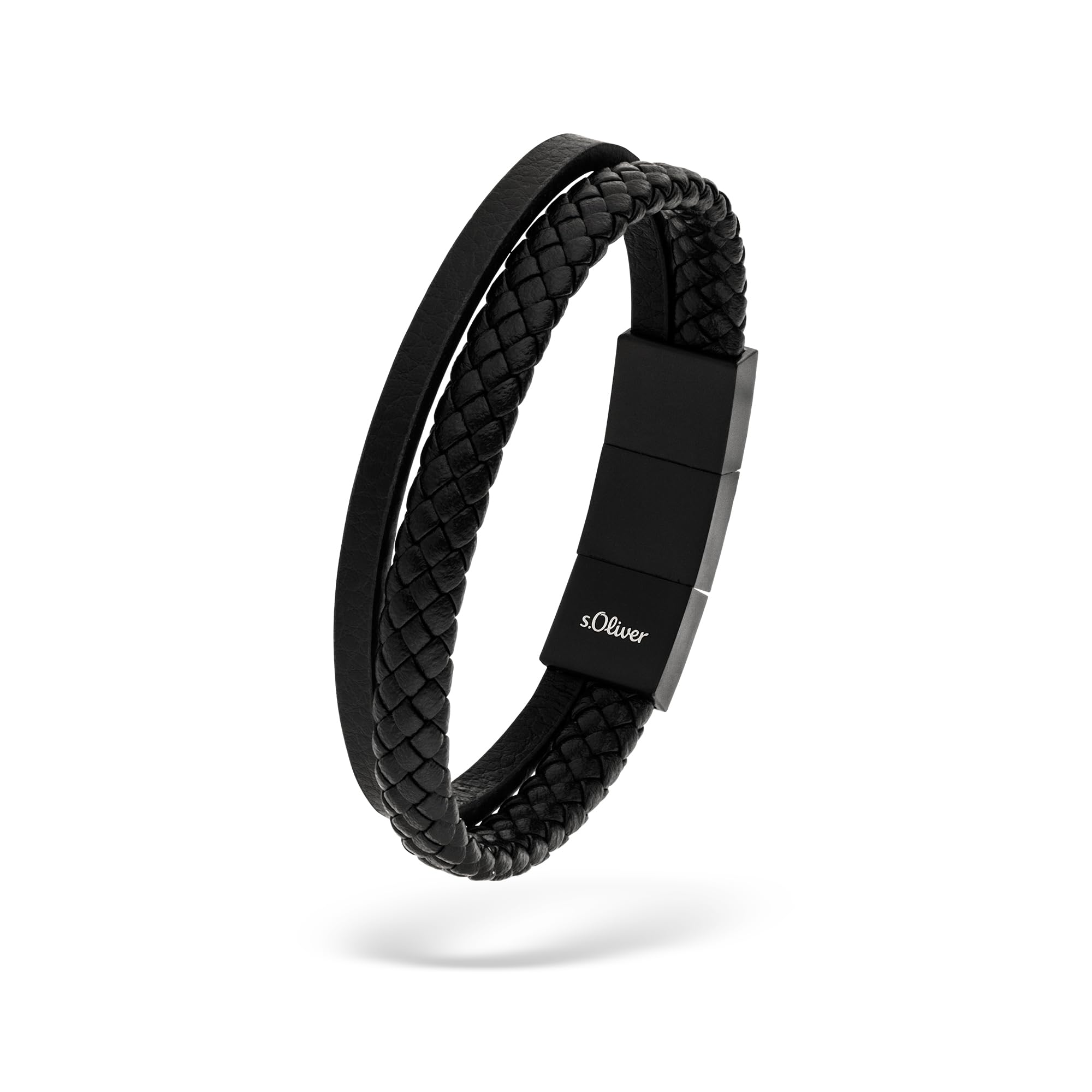 s.Oliver RED LABEL Beadsarmband Armband grün Edelstahl