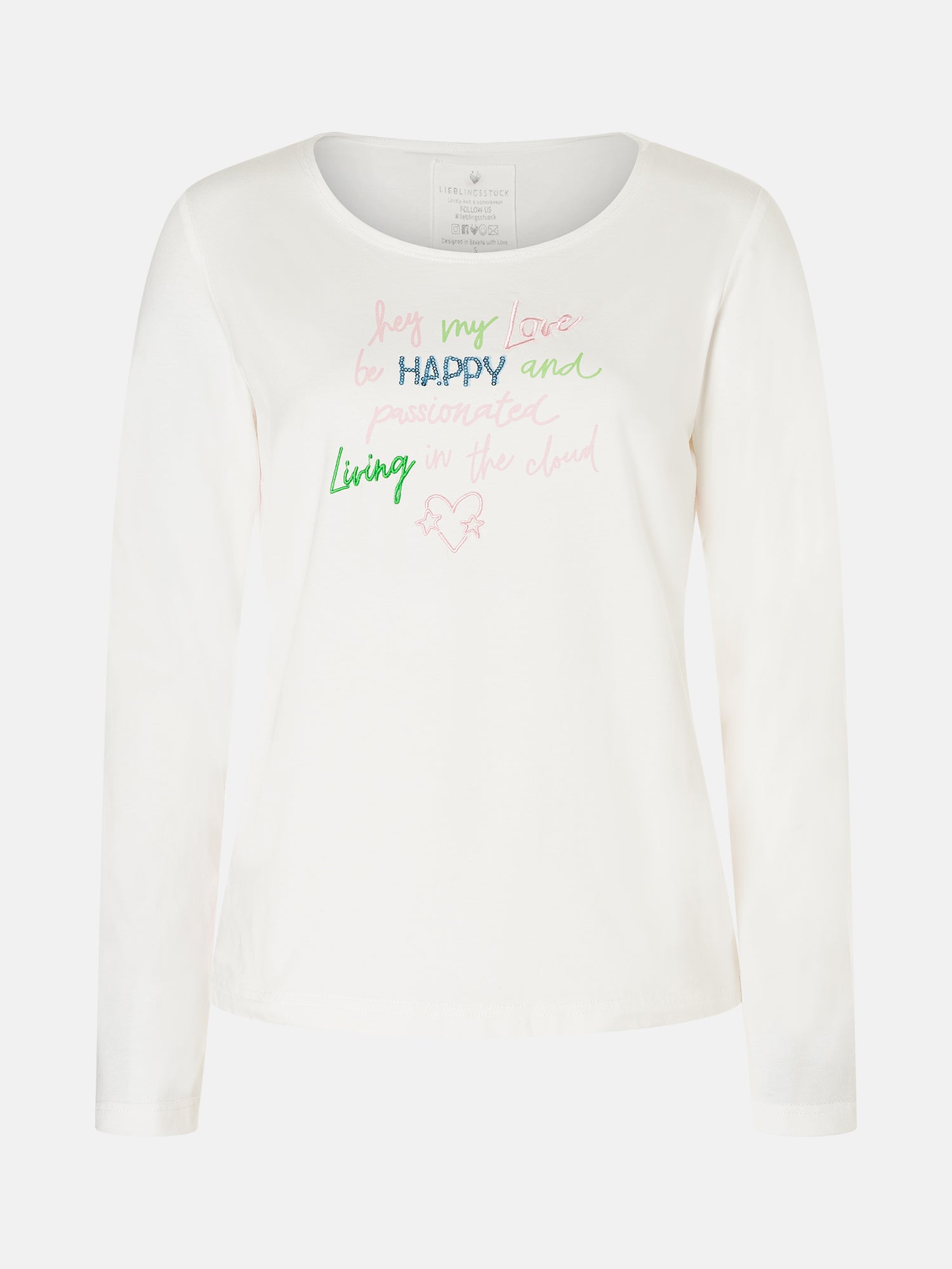 Lieblingsstück CellyL Longsleeve offwhite Baumwolle