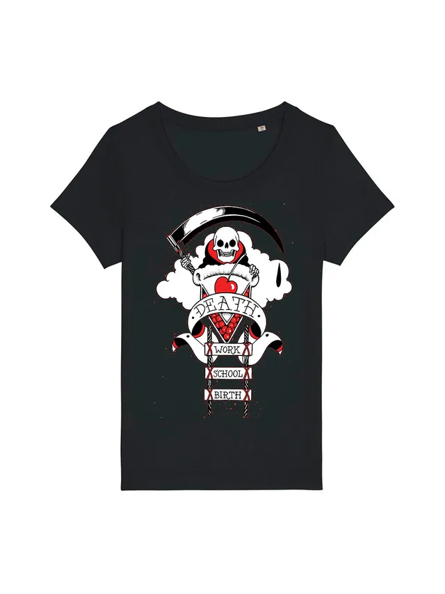 dna merch Frauen Kuchen im Himmel Joe Hill T-Shirt schwarz
