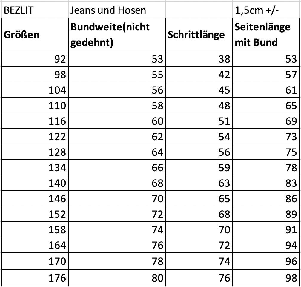 BEZLIT 22910 Jungen Chino Thermohose gefüttert Grau-Schwarz